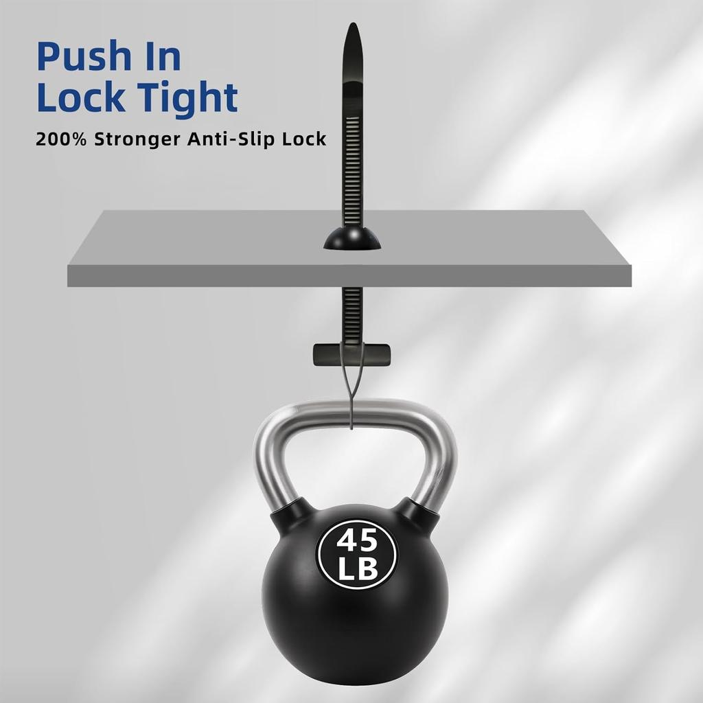 100PCS Nylon Universal Cable Tie Buckle Zip Ties - Heavy Duty Self-Locking Cable Tie Buckles Clips For Car Auto Bumper Fender Repairs, Multipurpose