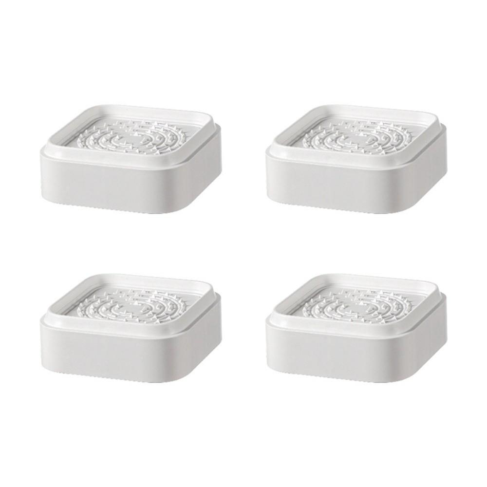 4Pcs Anti Slip Washer Anti Vibration Feet Pad Shock-absorbing Heightening Washing Machine Foot Pad Silent Dampers