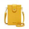 Women Crossbody Phone Bag PU Leather Mobile Phone Pouch Touchscreen Wallet Purse Card Holder Coin Pocket Mini Shoulder Bag with Adjustable Strap