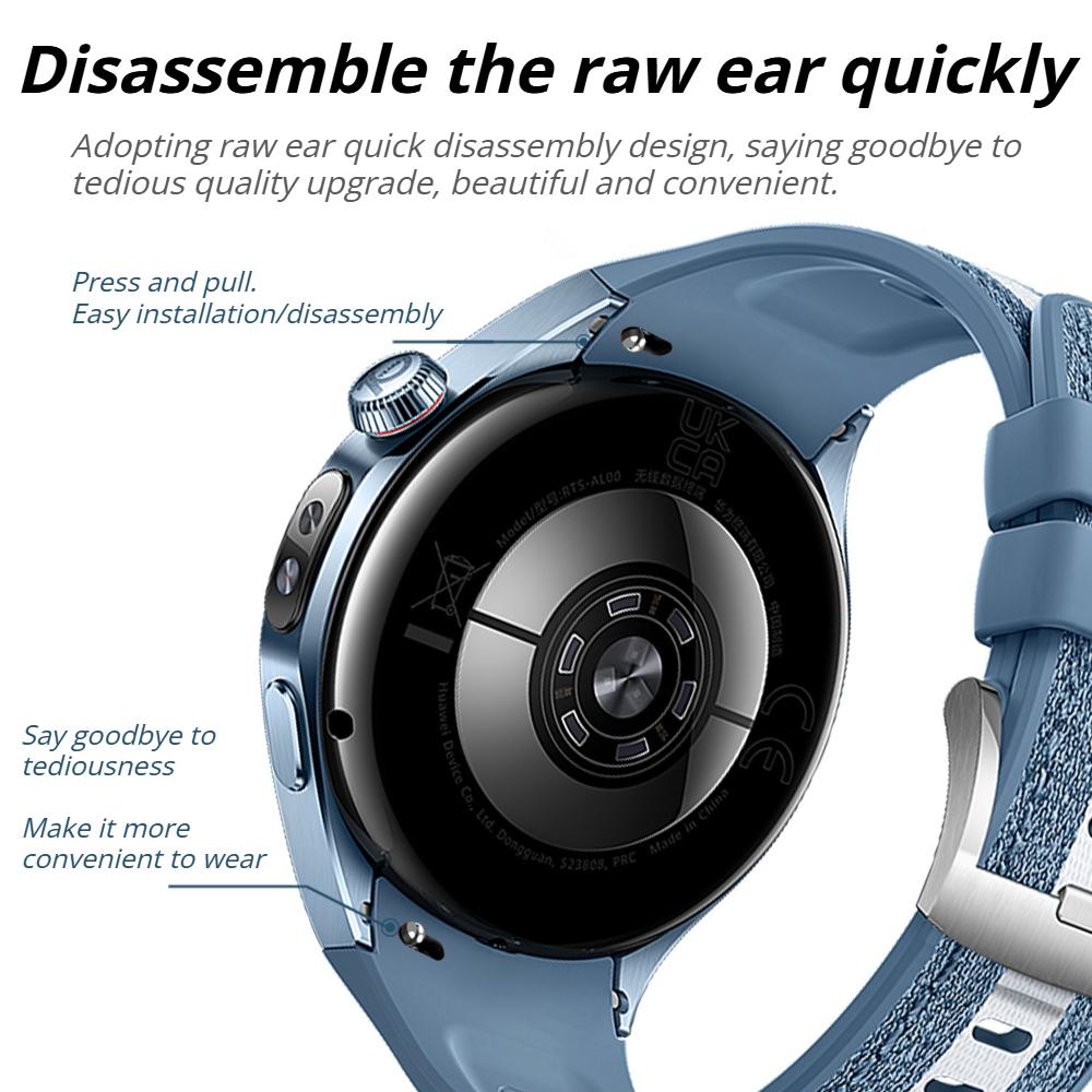 High Quality Leather Silicone Strap For Huawei Smart Watch 5 46mm Specialized Band Wristband for Huawei Watch 5 42mm Bracelet