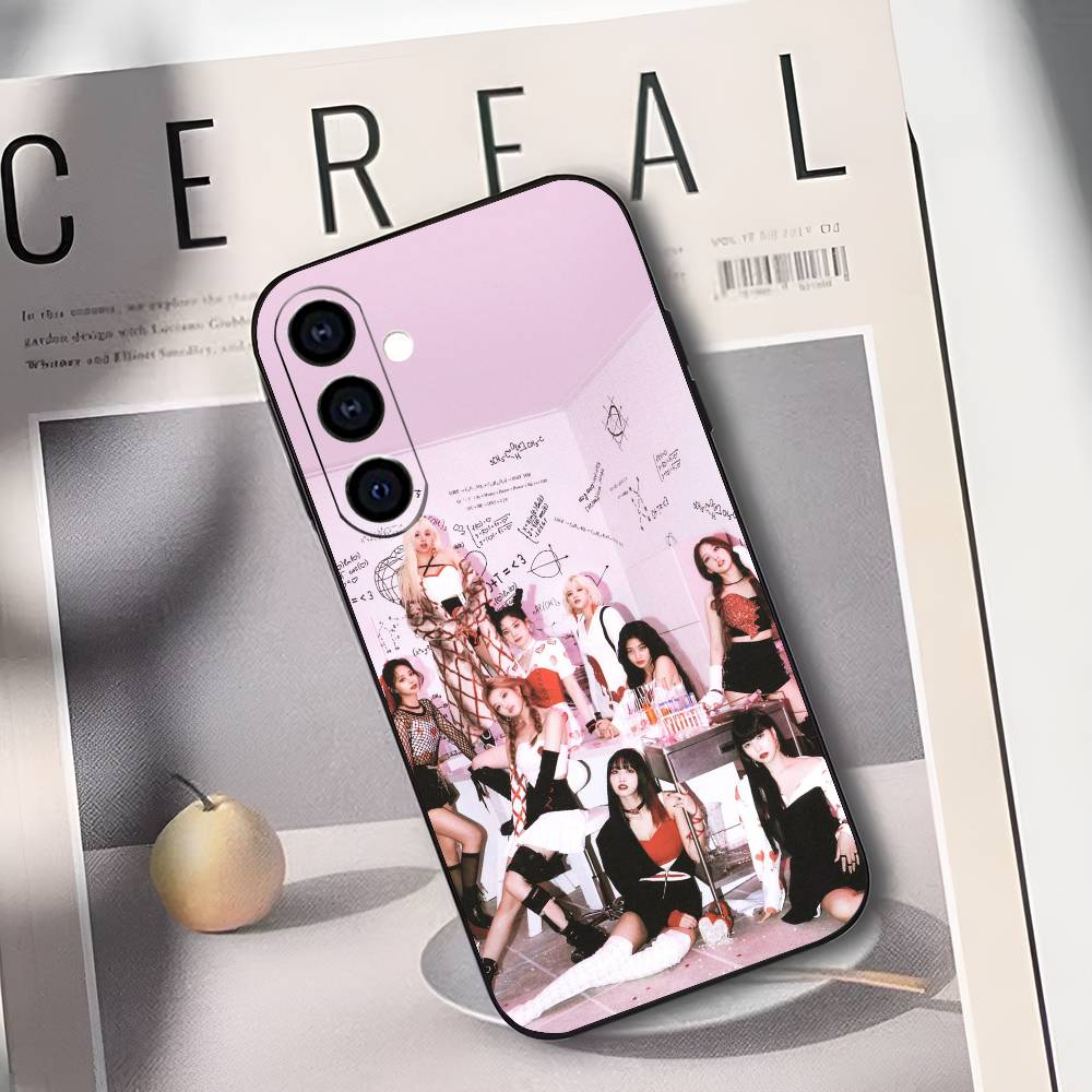 K-POP TWICES Phone Case For Samsung Galaxy A73,A72,A71,A70,A53,A52,A51,Others Soft Black Cover