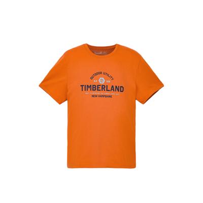 SS25 Comfortable Soft Breathable Casual Short Sleeve T-Shirt Men Tops Orange A6BBC-850