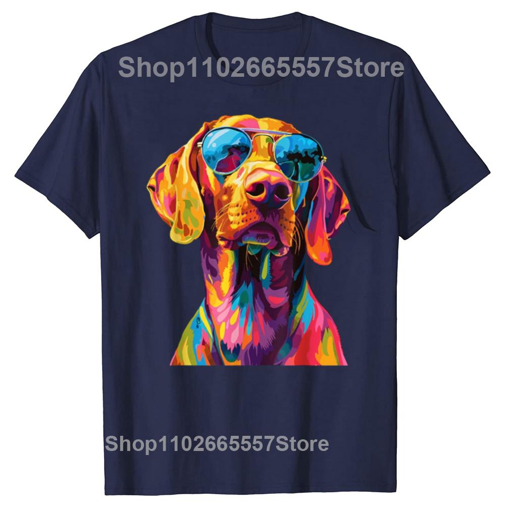 

Funny Vizsla Lovers Pop Art Design Vizsla Dog Graphic Tshirts Unisex Womens Fashion Casual 100 Cotton Loose Oversized T Shirt S