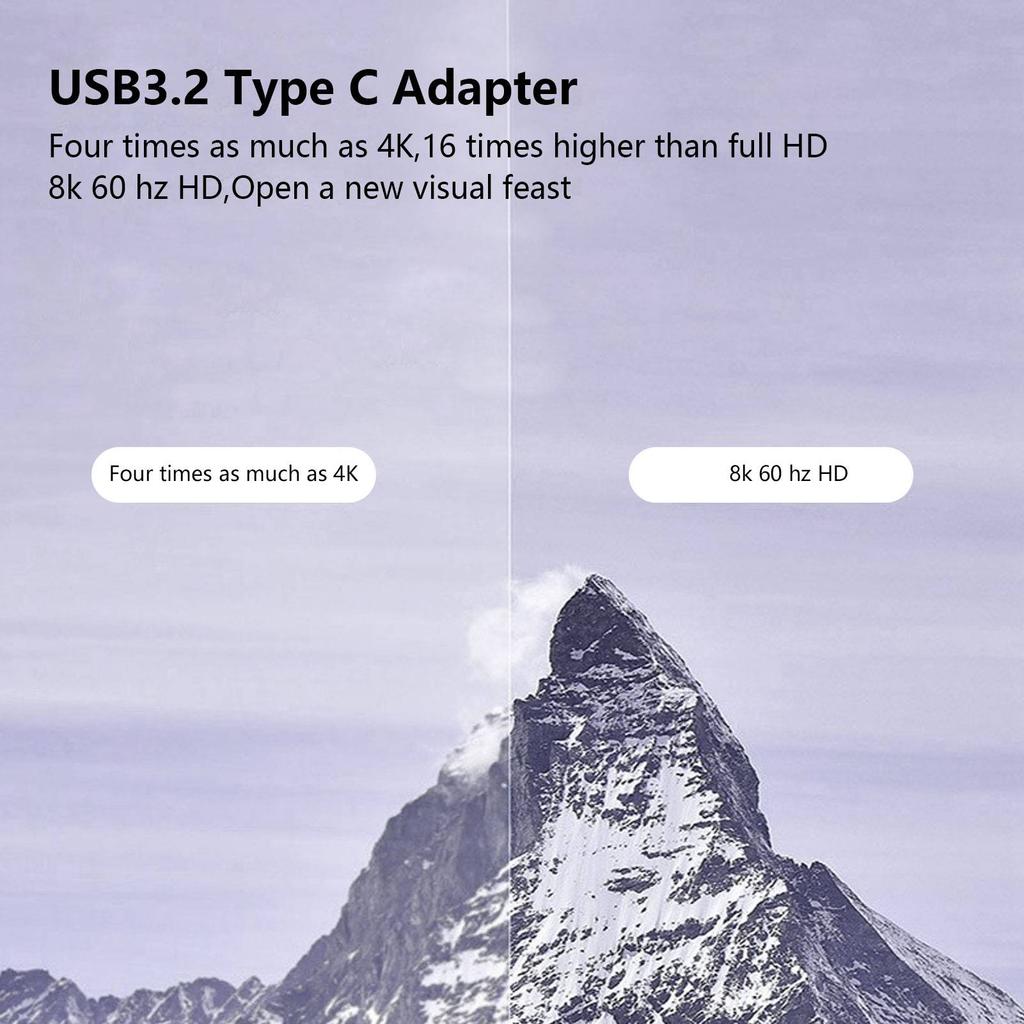 Type C Extension Cable USB3.2 100W 20Gbps 8k 60hz Male To Male Type C Adapter for Learning