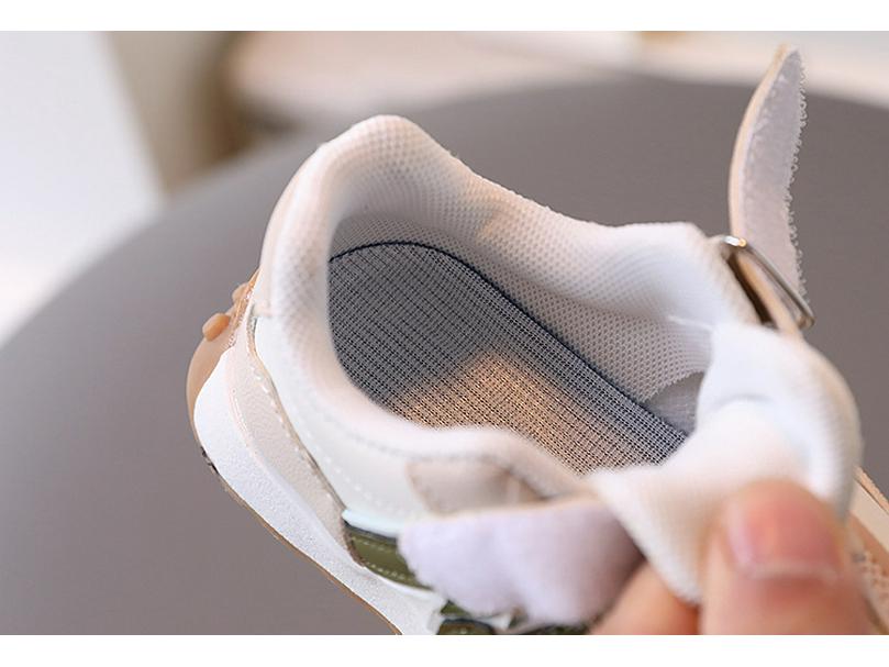 Atmungsaktive Frühling/Herbst Trendige Freizeitsneaker für Kinder, Alter 1-6: Weiche Sohle, Lederoberfläche
