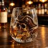 Gifts for Whiskey Lovers Octopus Pirate Glass, Sea Creature Tentacle Engraved Tumbler, Embossed Nautical Maritime Style Gift Father Rocks Glass