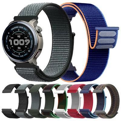 22mm 20mm Nylon Sport-Loop-Armband für Amazfit Bip 6 5 UNITY Atmungsaktives Band für Amazfit BALANCE 2/Active 2/GTS/GTR Weiches Armband