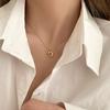 Light Luxury Niche Design Sense Circle Necklace High Sense Collarbone Chain Cold Wind Accessories