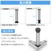 DEWEL Refrigerator Waterproof Dryer Height Adjustable Sound and Vibration 300kg Weight Capacity Stand, Pan, Stand, Adjustable, 28-31cm, Length,