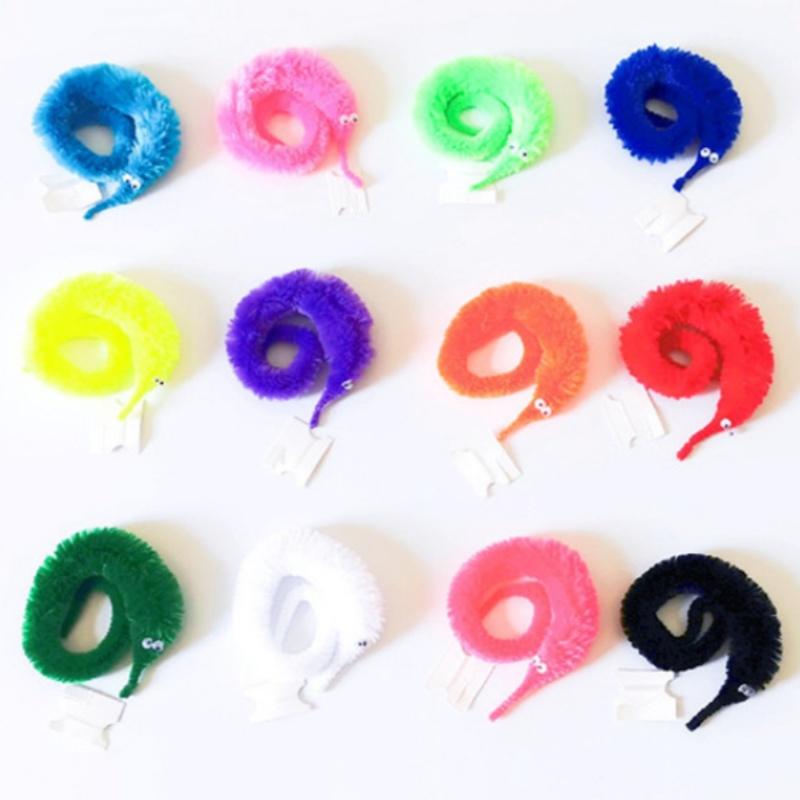 Price Fuzzy Children's Props Swinging Toy Plush Magic Worm Twisted Birthday Party Novelty