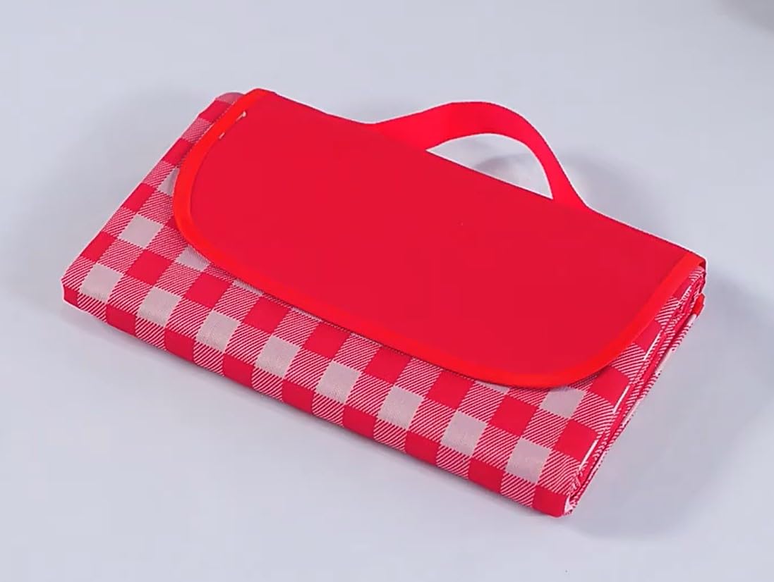 

Легкая сумка, коврик для пикника, коврик для отдыха в горах, на природе, для любования сакурой, 150 см х тип/портативный (клетчатый узор) плавание, парки,