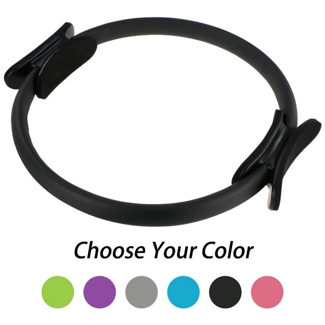 38cm/15in Yoga Fitness Pilates Circle Women Girls Circle Yoga Magic Ring Suitable for Home Gym Exercise Athletic Weight Loss Body Resistance 1pcs