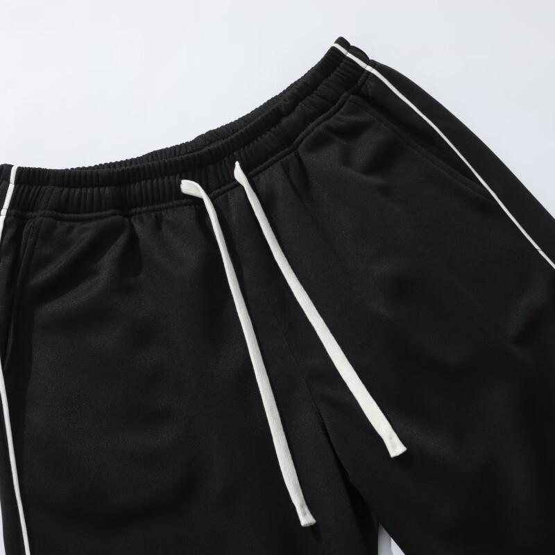 Herr sommar set med isilke pikétröja och shorts