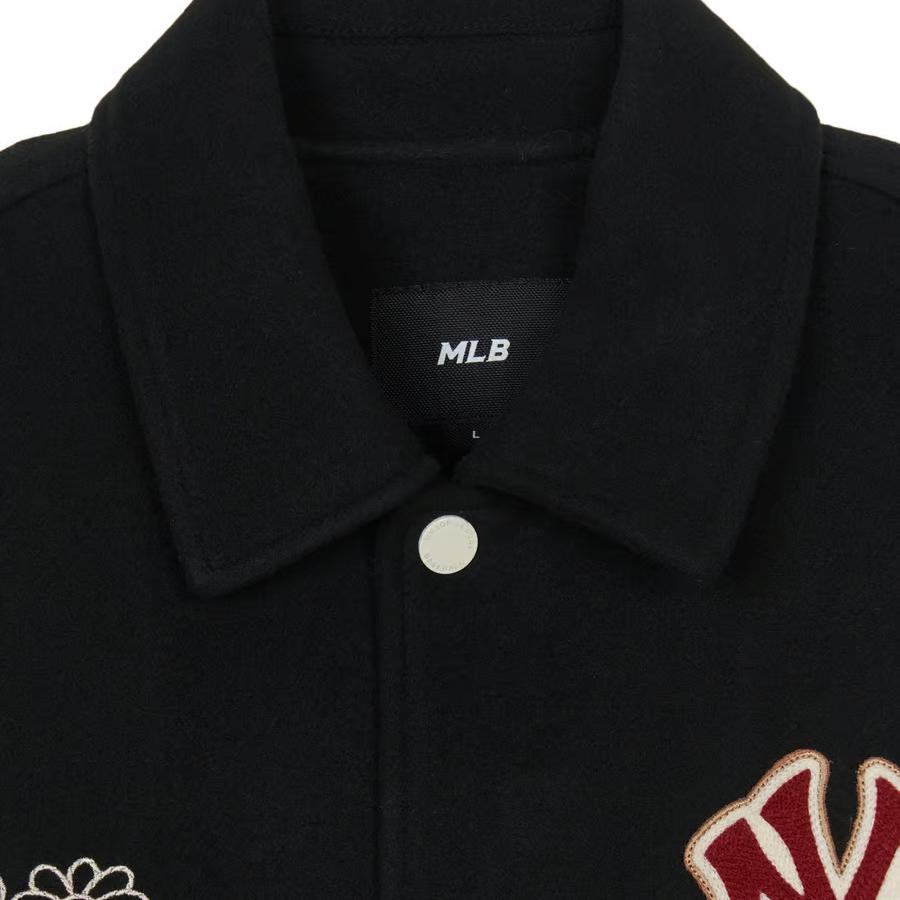 New MLB New York Yankees Varsity Jackets & Coats Unisex Black 3AJPV1446-50BKS