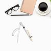 Pencil Compass Geometry Scribe Tool Compact Drawing Circle, Portable with Holder
