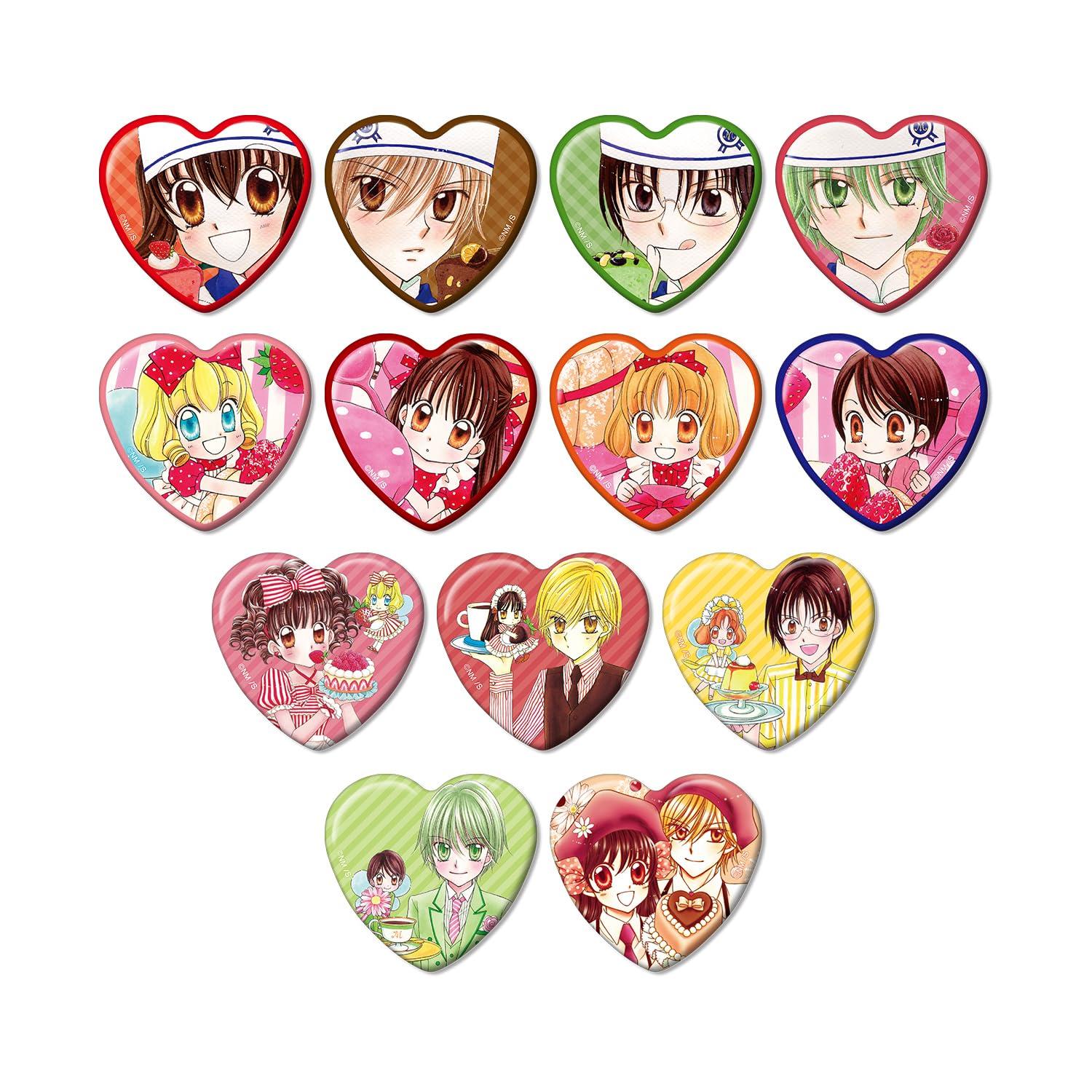

Yumeiro Patissiere Trading Badges Box of 13 Heart-Shaped