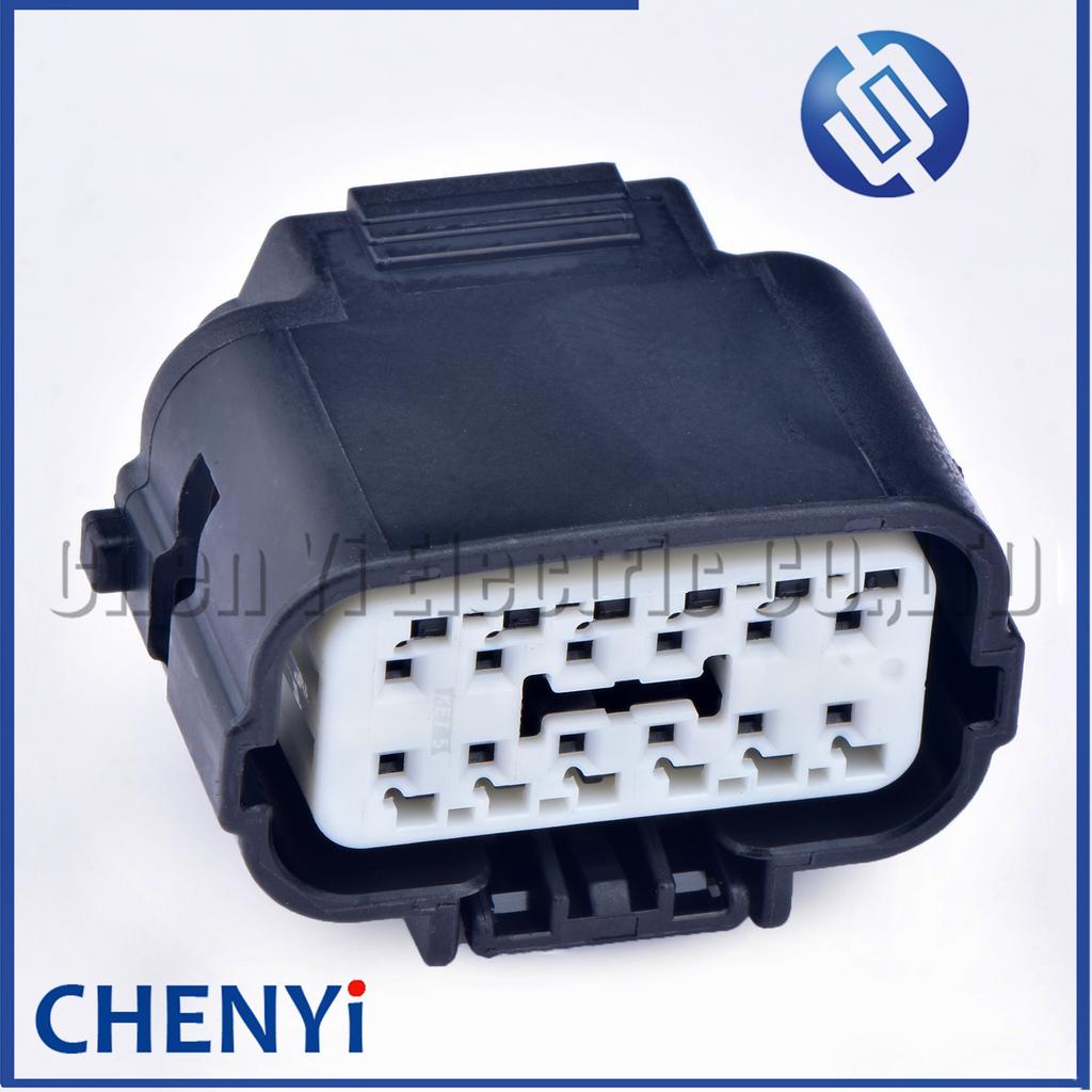 12 Pin Female Automotive Waterproof Connector Wire Harness Plug MG656901-5 With Terminal Pins for K2 K3 K5