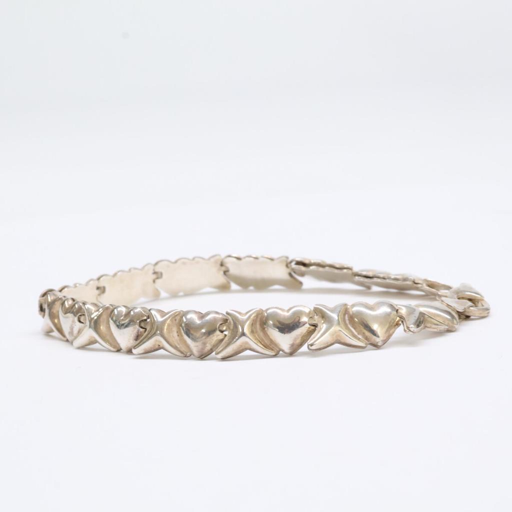 UNOAERRE 925 Heart Bracelet SilverUsed