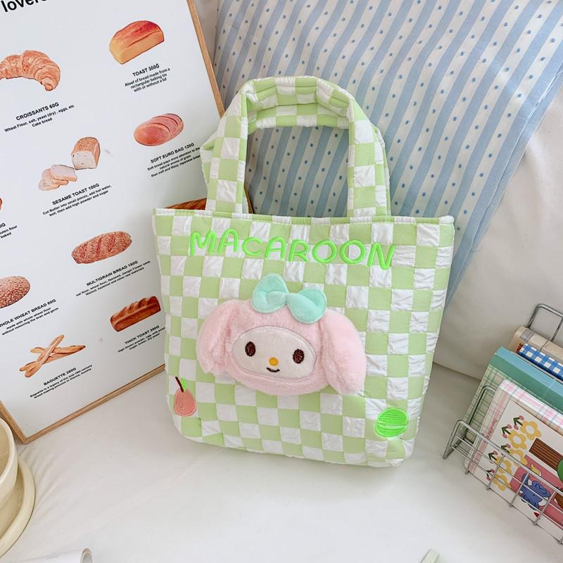 Cartoon Kids' Plush Toy Handbag - Chic, Casual, Cute Tote Wristlet for Girls