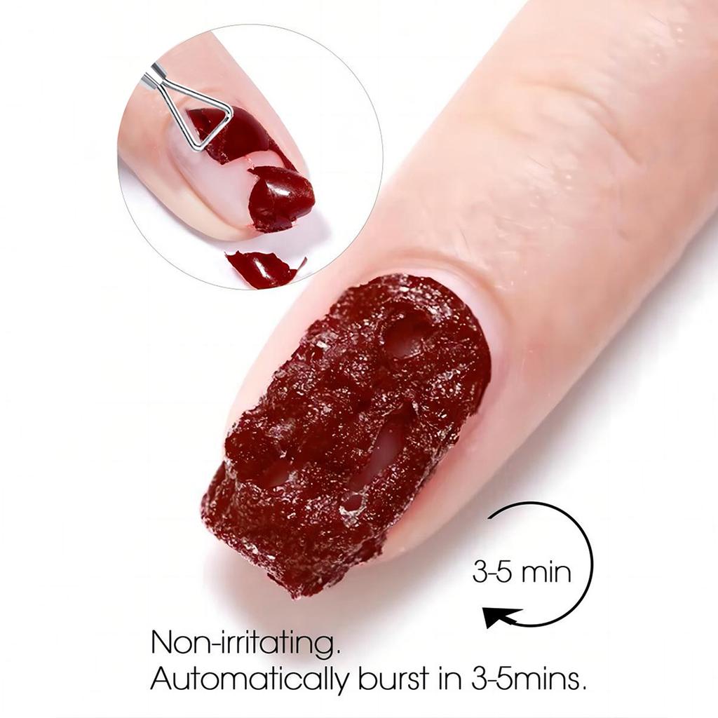 Xiaomi 1/2pcs/Set Nail Magic Remover With Remover Tool Quickly & Easily Remove Gel Nail Polish And Poly Nail Gel Without Harming Nails