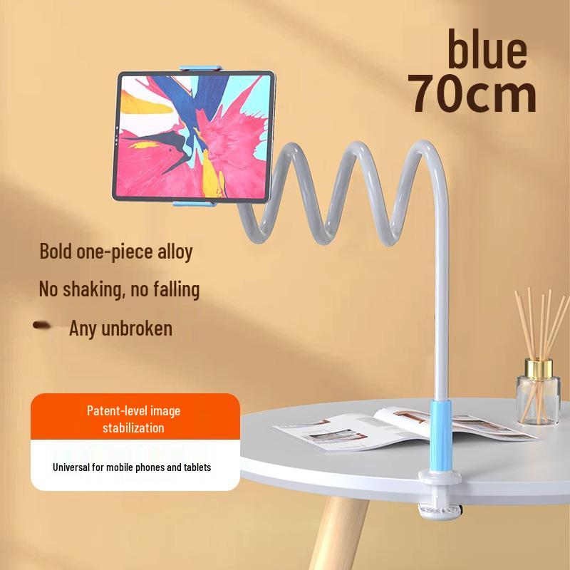 Universal Clip-On Stand for Mobile/Tablets - Perfect for Bedside, Desktop, or Live Streaming Use