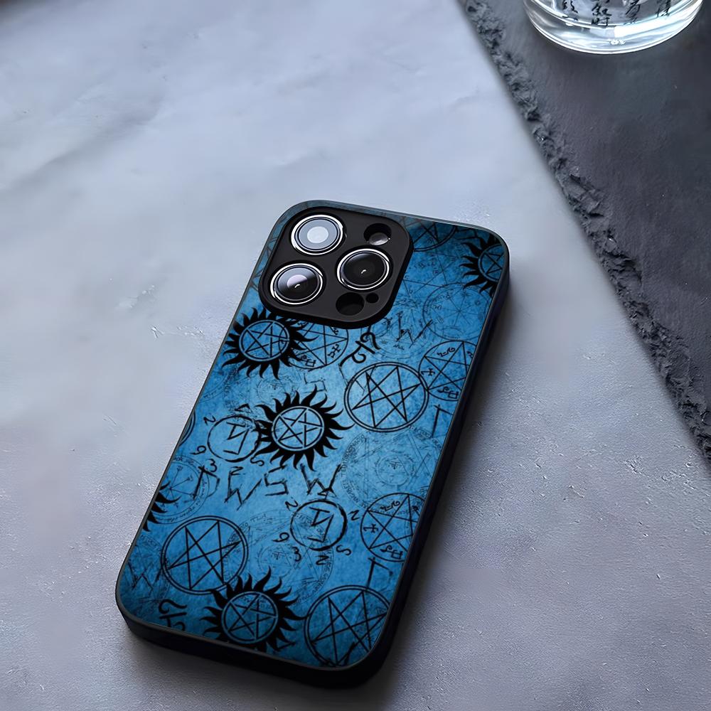 Supernatural Phone Case Tempered Glass For IPhone 17 13 14 16 12 15 11 Pro Max Plus Mini X XR SE2020 Coque