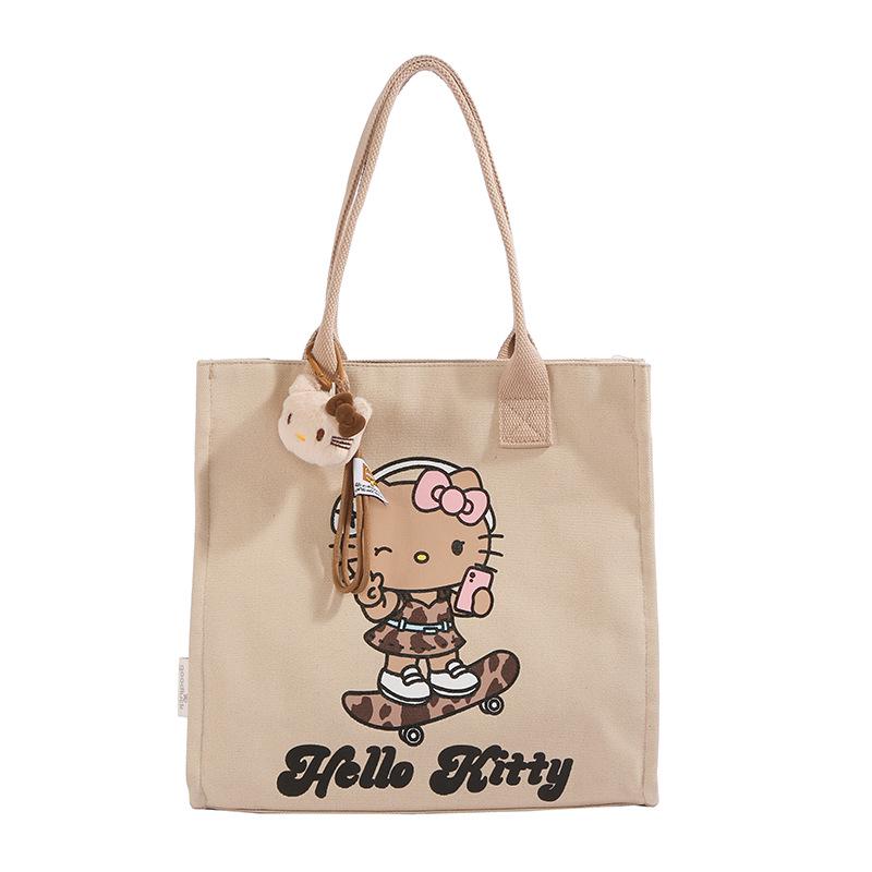 Korean Lazy Style Large Canvas Tote Bag - Fashionable, Versatile, High-End Women's Commuter Shoulder Bag