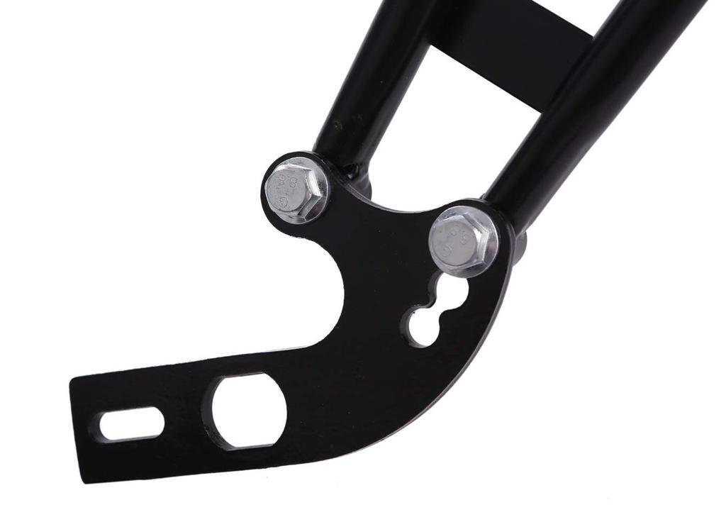 Mudguard Rear Fender Mud Flaps for BW'S125, Cygnus X, Monkey 125, Black/Red Carbon Pattern, Universal Fit, Dress-up Custom Part (Black)