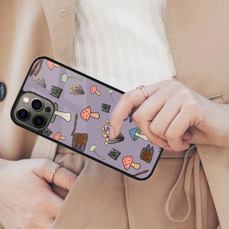 Mushroom Aesthetic Magnetic Phone Case For APPLE iPhone 17 Air 16 14 13 12 Pro Max 15 Plus Wireless Charge With MagSafe Cover