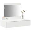 Makeup Table with Drawers White 83 x 40 x 70 cm Engineered Wood
