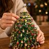 DIY Beaded Christmas Tree Set - Handcrafted Holiday Decor with Colorful Beads for Festive Home Decoration Creative Christmas Craft Gift