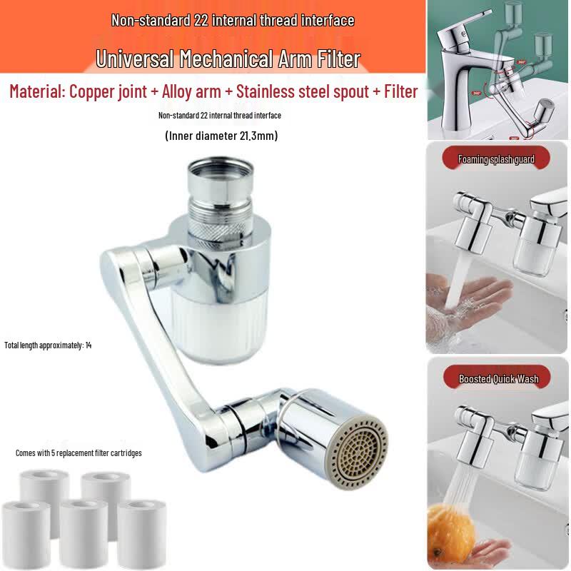 

Tai Ju Fu Robotic Arm Faucet Filter Aerator Kit