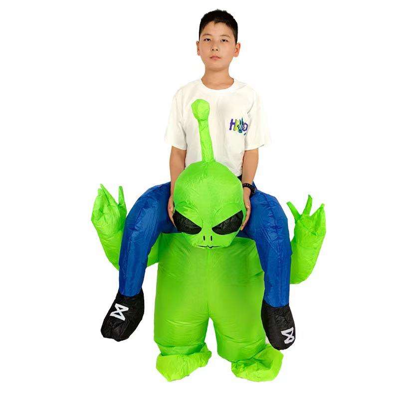 Halloween Inflatable Alien Costume Cloak - Funny, Scary, and Perfect for Festivals and Performances.