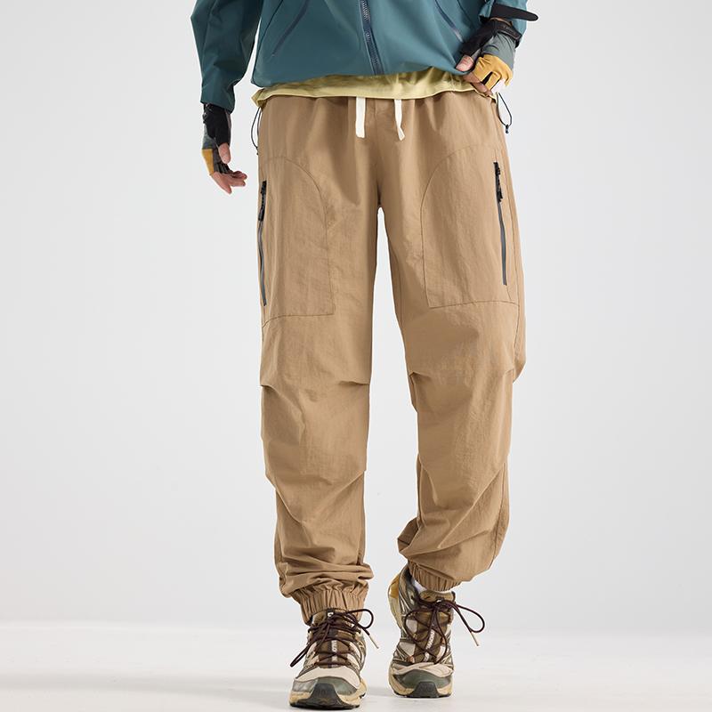 High Street Charge Pants Men's Spring and Autumn Medium-Thick American Trendy Brand Straight Sport Loose Working Sports Pants