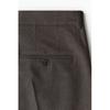 H M sliM Fit Pants Dark Brown