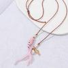 Modern Coral Ceramic Jewelry Necklace Adjustable Clavicle Chain Comfortable Wear Jewelry for Daily Use or Celebrations