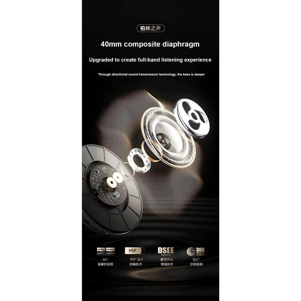 Y889 Bluetooth-Kopfhörer -48db Aktive Geräuschunterdrückung Bluetooth-Kopfhörer ANC-Max Headsets HiFi Stereo-Ohrhörer