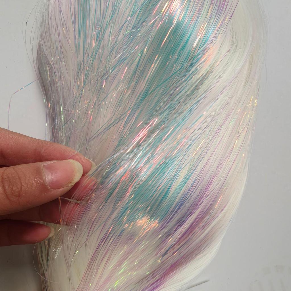 Golden Light Fantasy Color Straight Silk Iron Plate Fly Fishing Hook, Raw Material: Q70, Approx. 10kg, Over 1 Meter, Can Be Cut