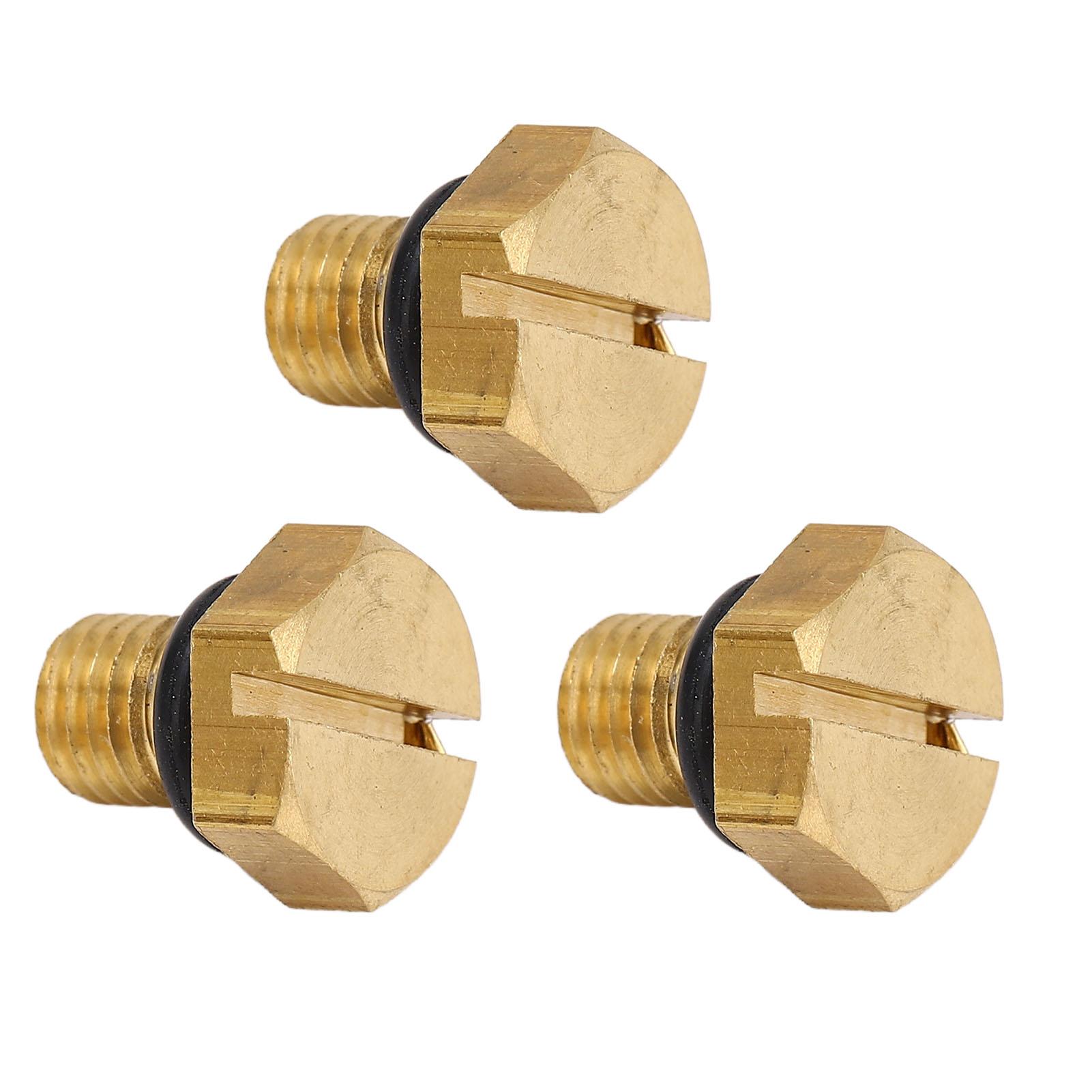 

3 шт. Винт слива поплавковой камеры карбюратора с уплотнительным кольцом 6H3 14992 00 для двухтактных подвесных моторов мощностью от 40 до 90 л.с.