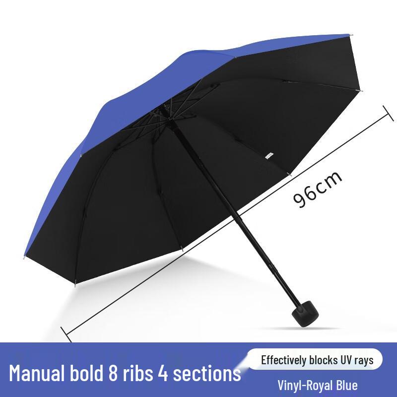 Xinyuxuan Manual Bi-fold Rain and Sun Umbrella - 5 Pack