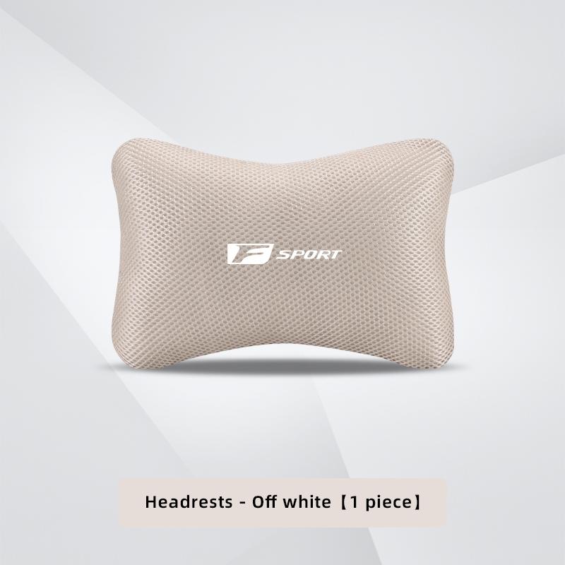 lexus Akcesoria do samochodu z lodowego jedwabiu, zagłówek, podparcie lędźwiowe, dla FSPORT LBX NX RX 350h 450h ES UX 300e GS GX IS LS LX CT LC RC GX460