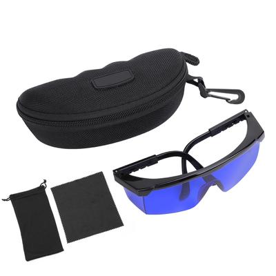 Golf Ball Finder Glasses Blue Lenses UV Protection Sunglasses with Storage Case