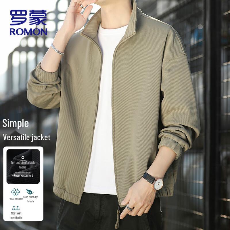 ROMON Men's Stand-Collar Autumn/Winter Jacket
