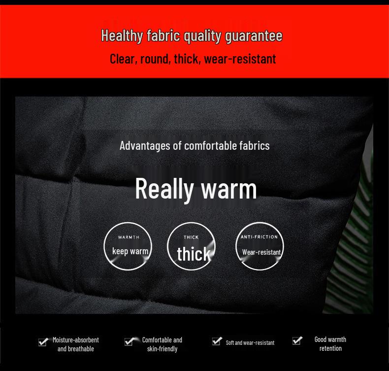 Men's Korean-Style Sleeveless Cotton Vest with Removable Hood, Warm & Trendy for Autumn and Winter.