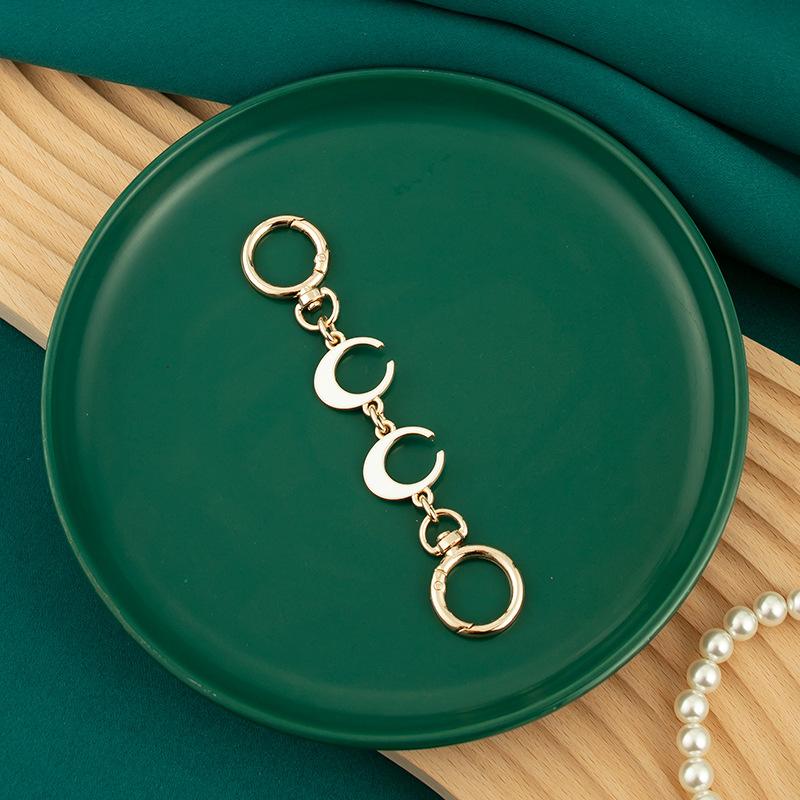 Bag Extension Chain Pearl Metal Accessories Love Buckle With One Shoulder Mahjong Armpit China-Chic Style