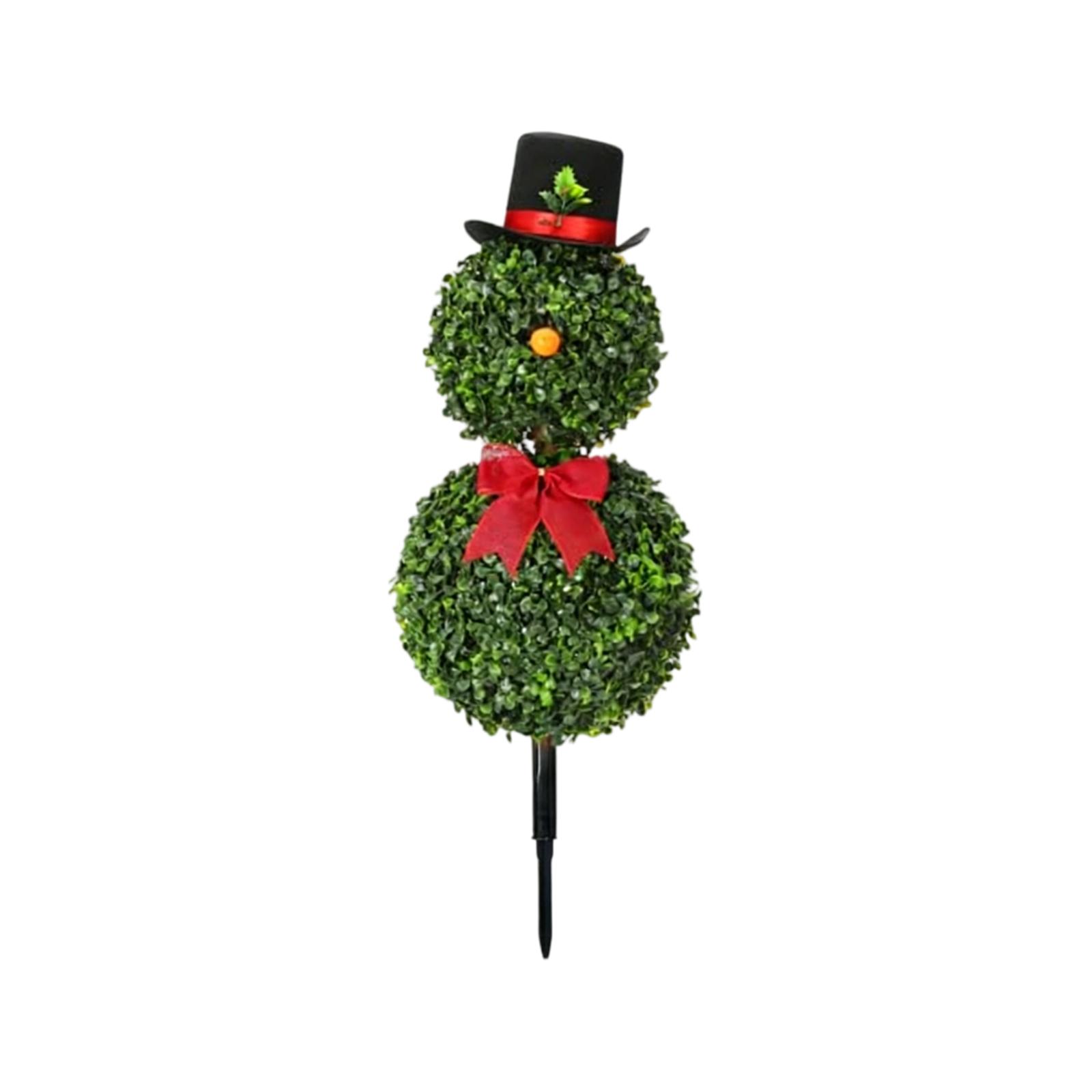 

Snowman Christmas Tree Ground Plug, Suitable For Bedroom Courtyard Garden Decoration One Size