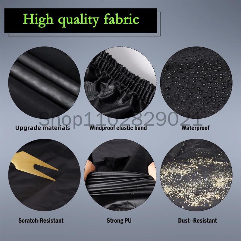 Outdoor Full Vehicle Cover For Jaguar XF - Side Zipper Design, Waterproof Dustproof Sun Protection Car Cover