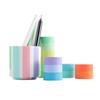 10Pcs Rainbow Color Washi Tape Set Macaron Colors Adhesive Masking Tapes Stickers Decoration DIY Marker Label