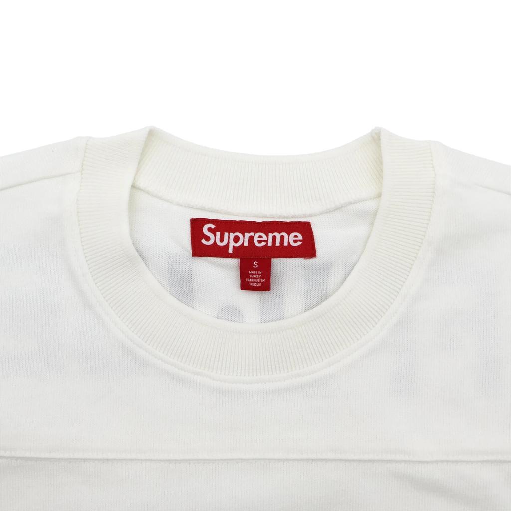 Supreme Affiliated L/S Football Top White