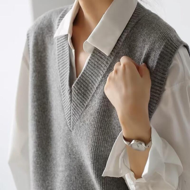 

Firstview Women s V-Neck Sweater Vest M